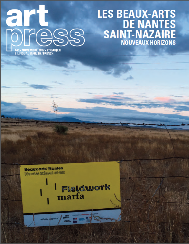 Couverture artpress 449