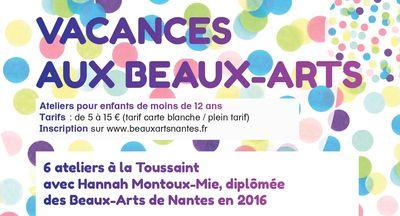 Vacances aux Beaux-Arts