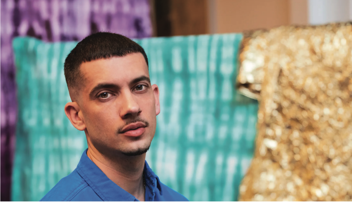 Raphaël Barontini, 2023 © Jalil Ourguedi. Courtesy de l’artiste et Mariane Ibrahim