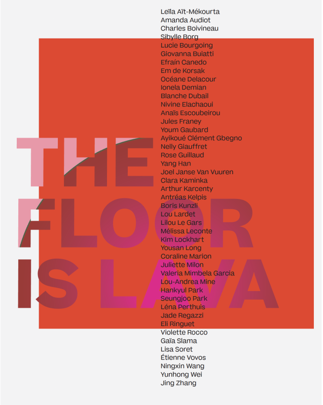 Catalogue des diplômé·es 2026 Floor is Lava