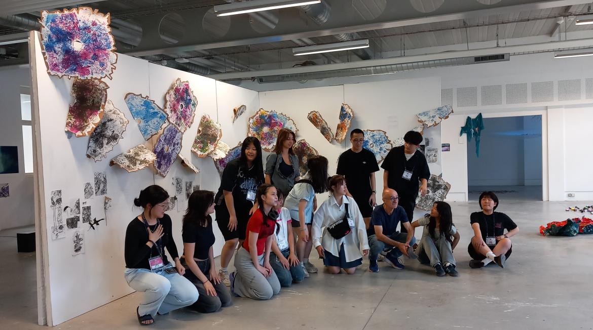 exposition d'un workshop de l'Art Summer School 2024