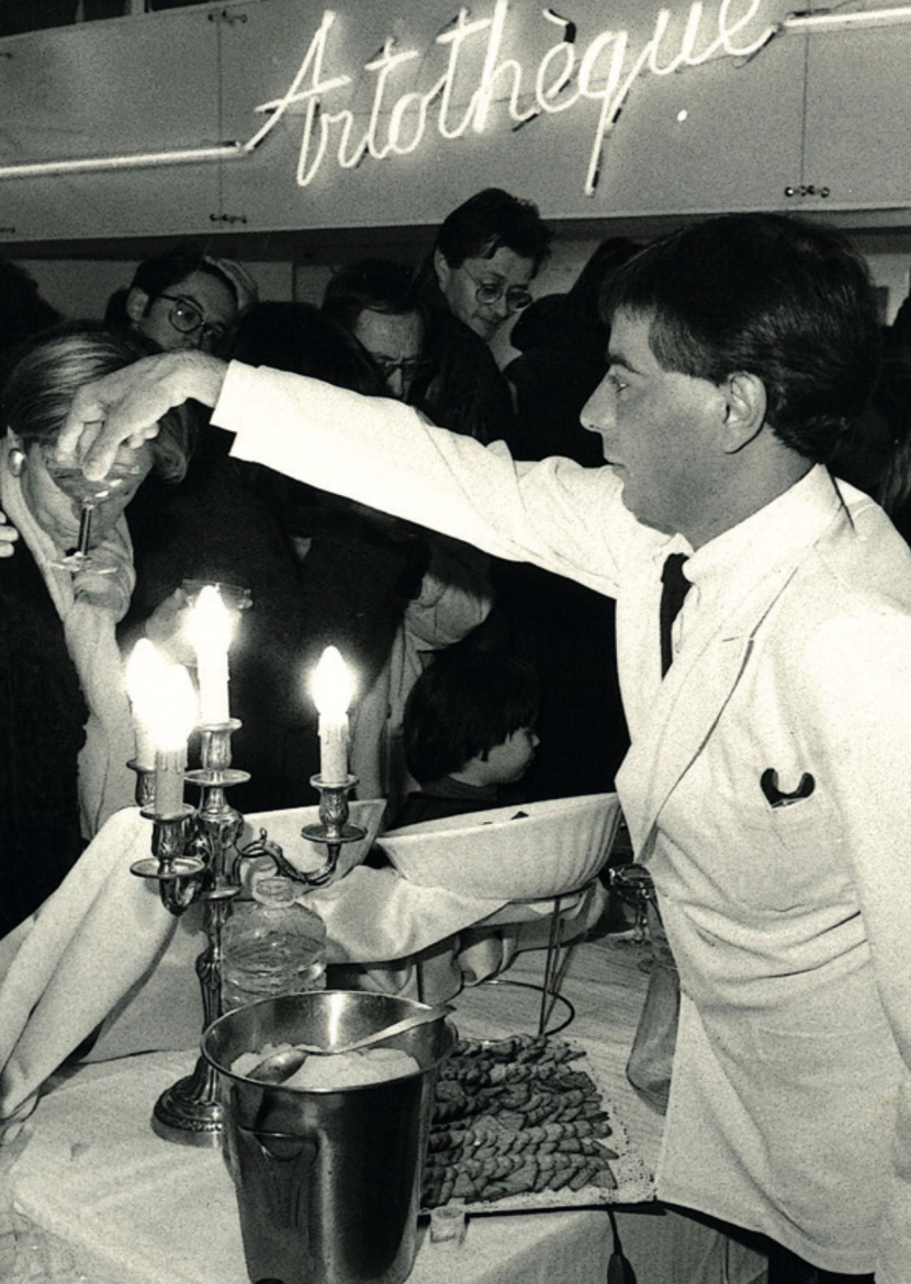 Inauguration de l'artothèque, 1986