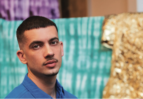 Raphaël Barontini, 2023 © Jalil Ourguedi. Courtesy de l’artiste et Mariane Ibrahim