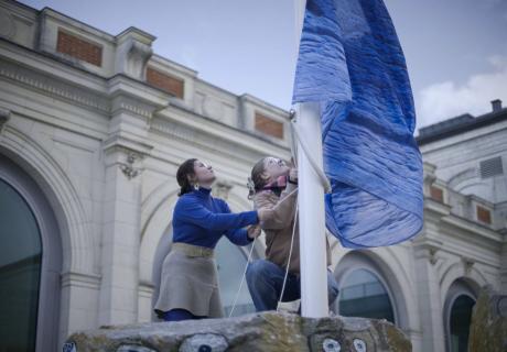 levée du drapeau