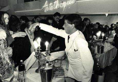Image d'archive, inauguration de l'artothèque